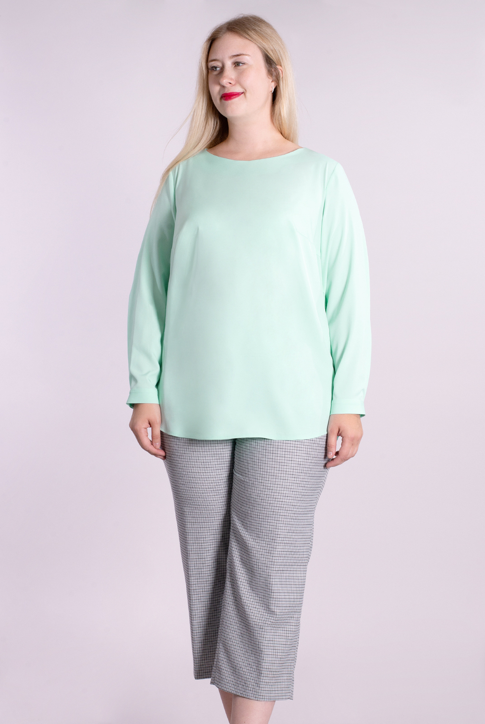 Блузка женская 1567А, тиффани #86Т091567А