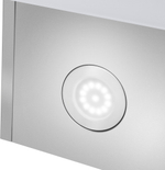 Кухонная вытяжка MAUNFELD Mersey 90 белый\вставка сатин фото 9