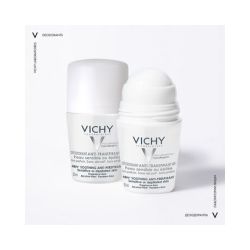 Vichy Deodorant Anti-Transpirant 48H Шариковый дезодорант-антиперспирант для очень чувствительной кожи 48 часов, 50 мл