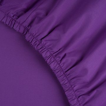 Простыня на резинке  Violet,  120x200х30 , ранфорс  DOMTEKC