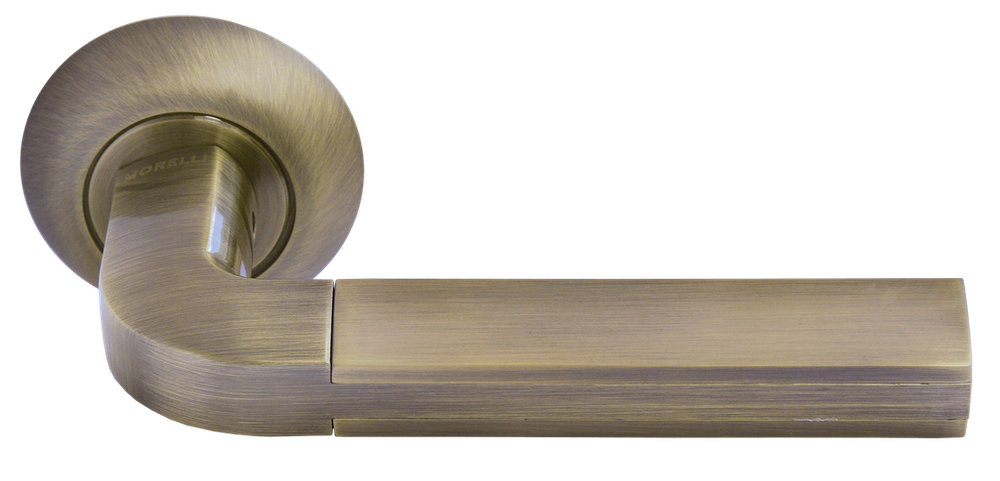 Дверные ручки Morelli "МОЗАИКА" MH-11 MAB/AB Цвет - Матовая античная бронза/античная бронза