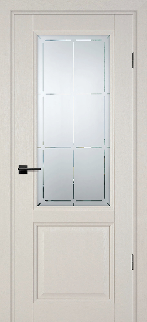 Дверь PSU-37 / Цвет Бланжевое дерево / Сатинат, худ. гравировка / Двери PROFILO PORTE