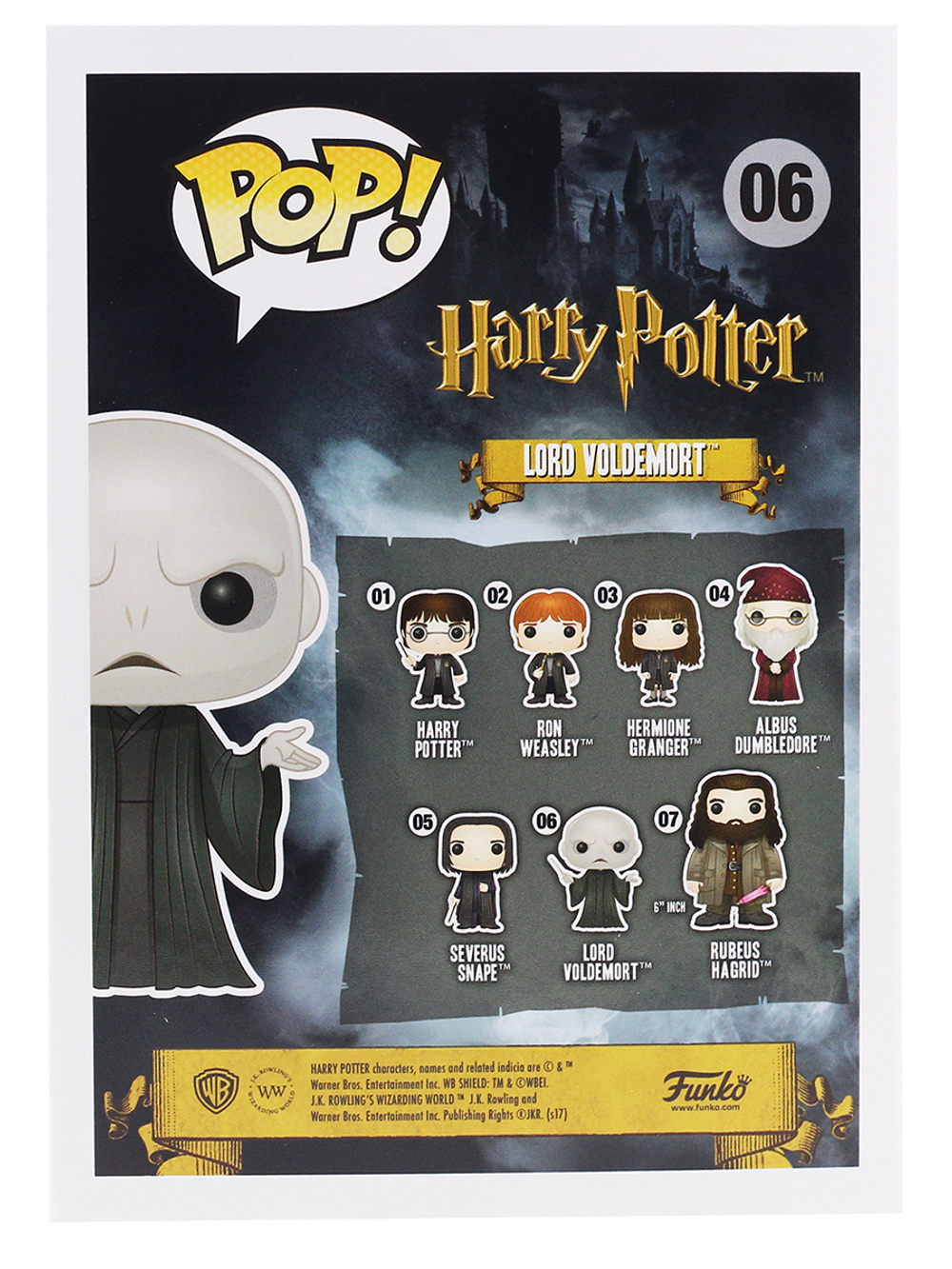 Фигурка Funko POP! Harry Potter S1 Voldemort (06) 5861