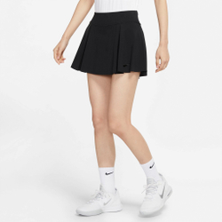 Женская теннисная юбка Nike Club Short Skirt Women - Black, Schwarz Glänzend