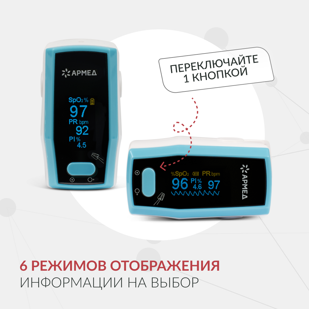 Пульсоксиметр медицинский Армед A300