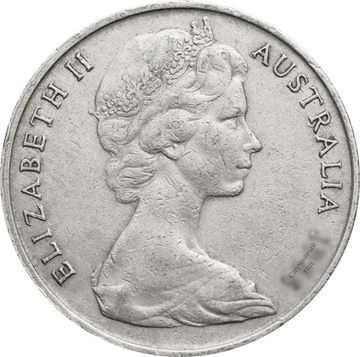 20 центов 1966-1984 Австралия