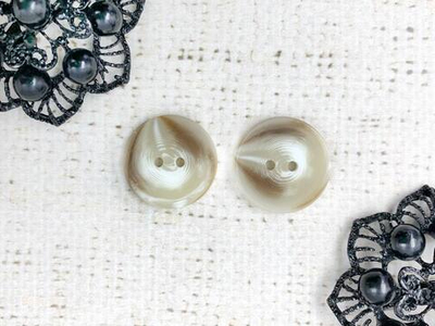 Пуговицы, d 2,5 см, светло-бежевый