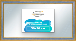 Зеркало настенное в раме 30x50