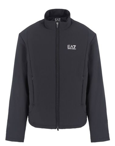 Куртка теннисная EA7 Man Woven Bomber - Black