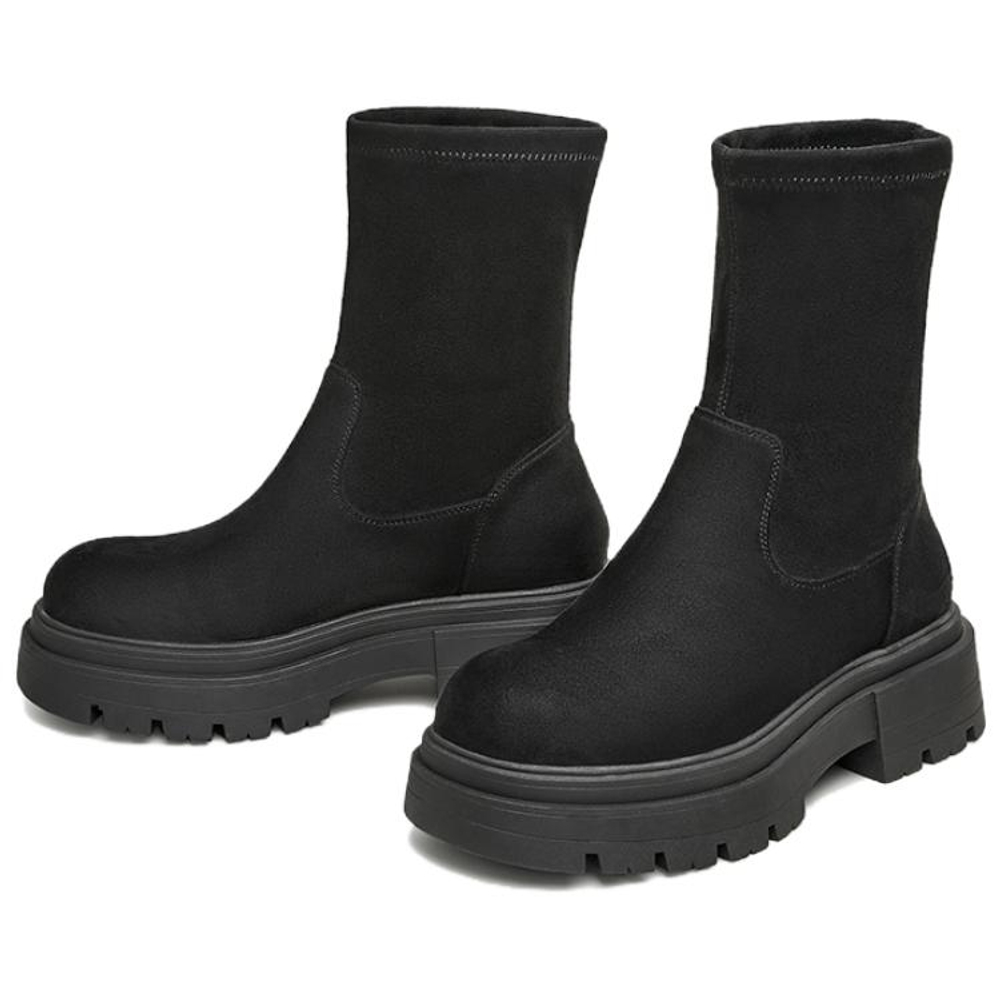 Tata Stretch & Sock Boots Women"s Black