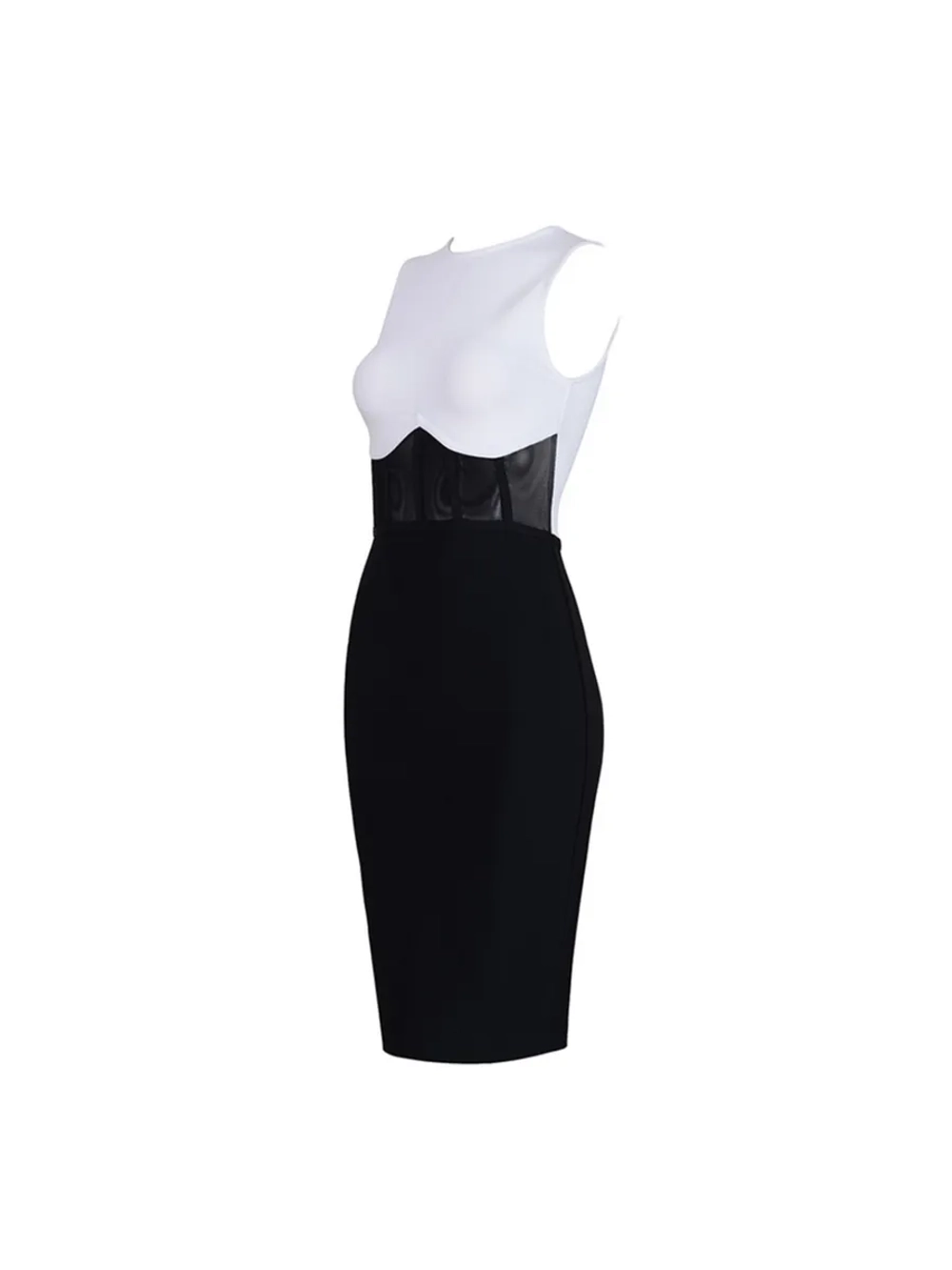 Платье бандажное с корсетом