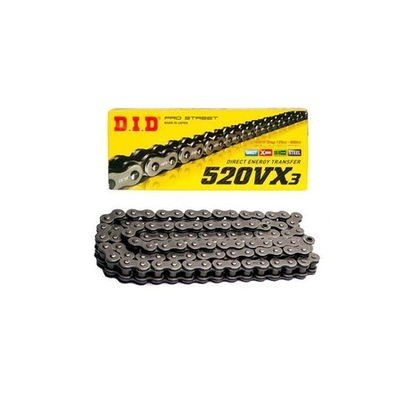 Приводная цепь сальниковая стальная DID VX3 520 ZB 118 звеньев O'Ring