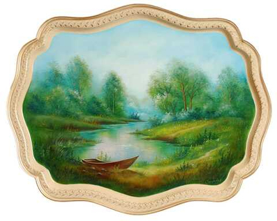 若斯托沃彩绘托盘 3P