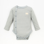 Боди "Basic line" рост 86-92 см, полоска серая 9235892 (Крошка Я)