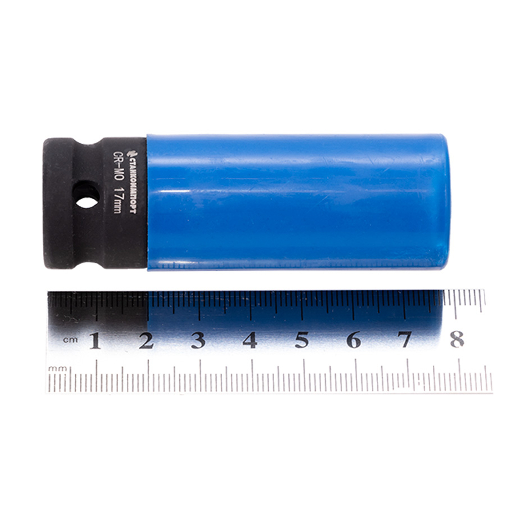 CS122017C Головка торцевая тонкостенная длинная ударная для литых дисков 1/2", 17 мм