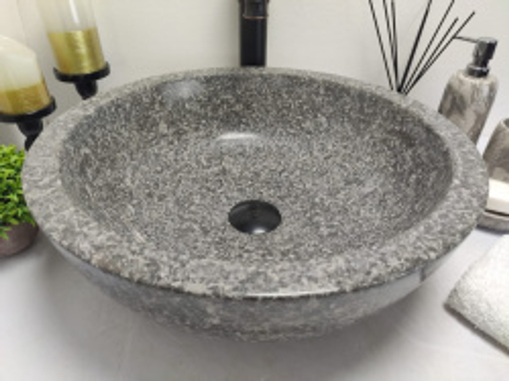 Раковина из мрамора Bowl Grey Medium BM-60260 45*45*15