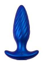 Синяя анальная вибровтулка Closs с управлением через приложение