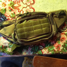 Тактическая военная сумка поясная через плечо Мультикам