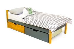 Детская кровать тахта Бельмарко Svogen дерево-графит