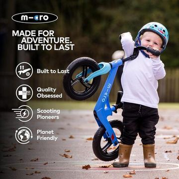 Беговел Micro Balance Bike Lite Chameleon Blue