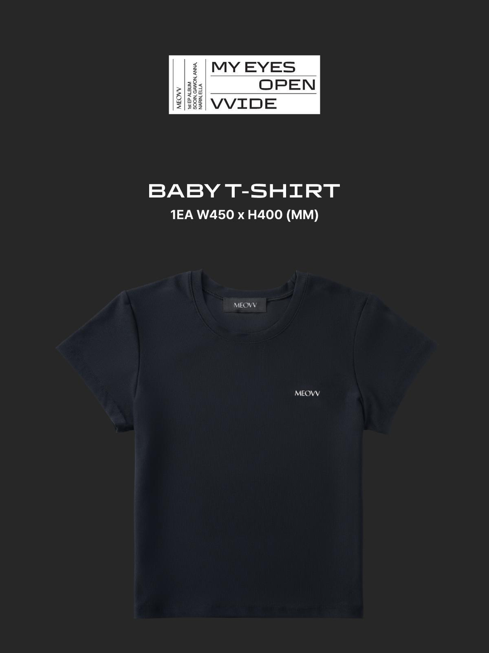 товары MEOVV - MY EYES OPEN VVIDE MD BABY T-SHIRT