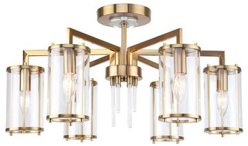 Люстра потолочная 6*Е14 1046/05/06PT бронза Vase Stilfort