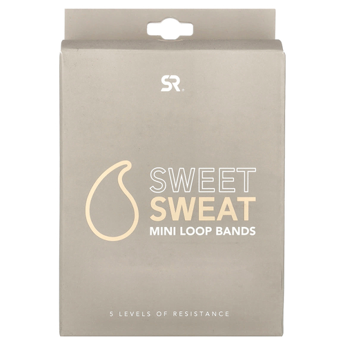 Sports Research, Sweet Sweat, мини-эспандеры, 5 штук