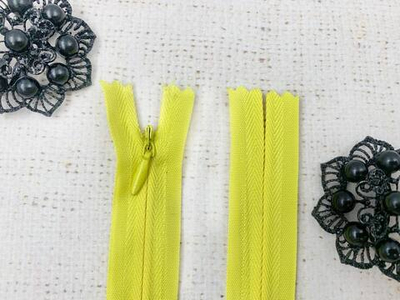 Молнии потайные на текстильной основе, 50 см