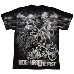 Футболка Смерть 12 ( ч.б. Ride Hard die Fast )