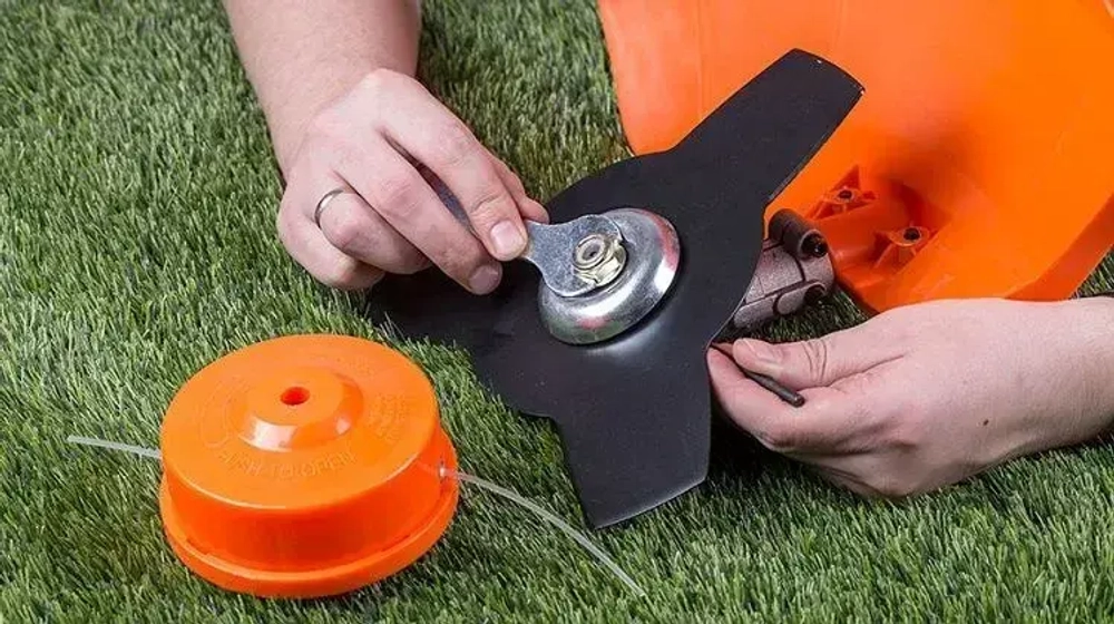 Насадка-Диск Электро/Бензо триммера (мотокосы) 3 зуба 25,4 мм только для ТРАВЫ и Сорняка