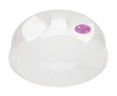 Крышка для СВЧ диаметр 25см, высота 10,5см, с клапаном, Phibo/Бытпласт