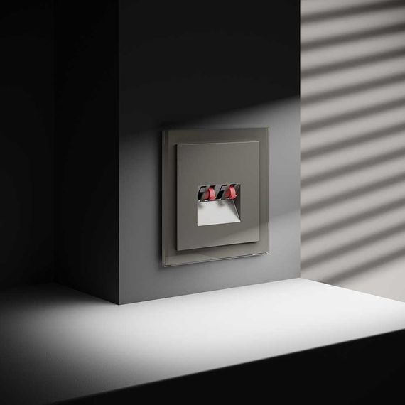 Розетка акустическая встраиваемая Voltum S70 4-местная, (шелк) VLS060304