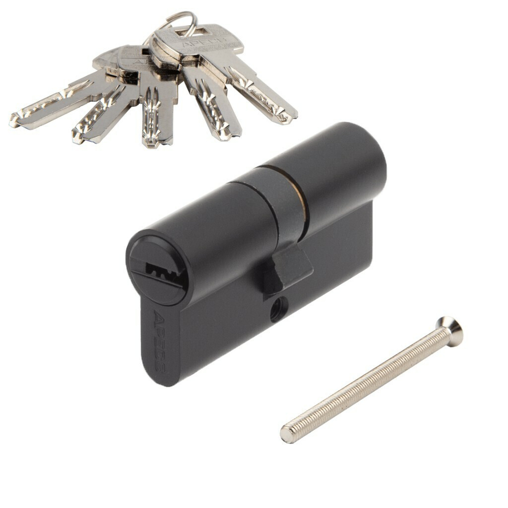 Личинка замка двери Apecs, SM-60-BLM, 33864, 60 мм, чер