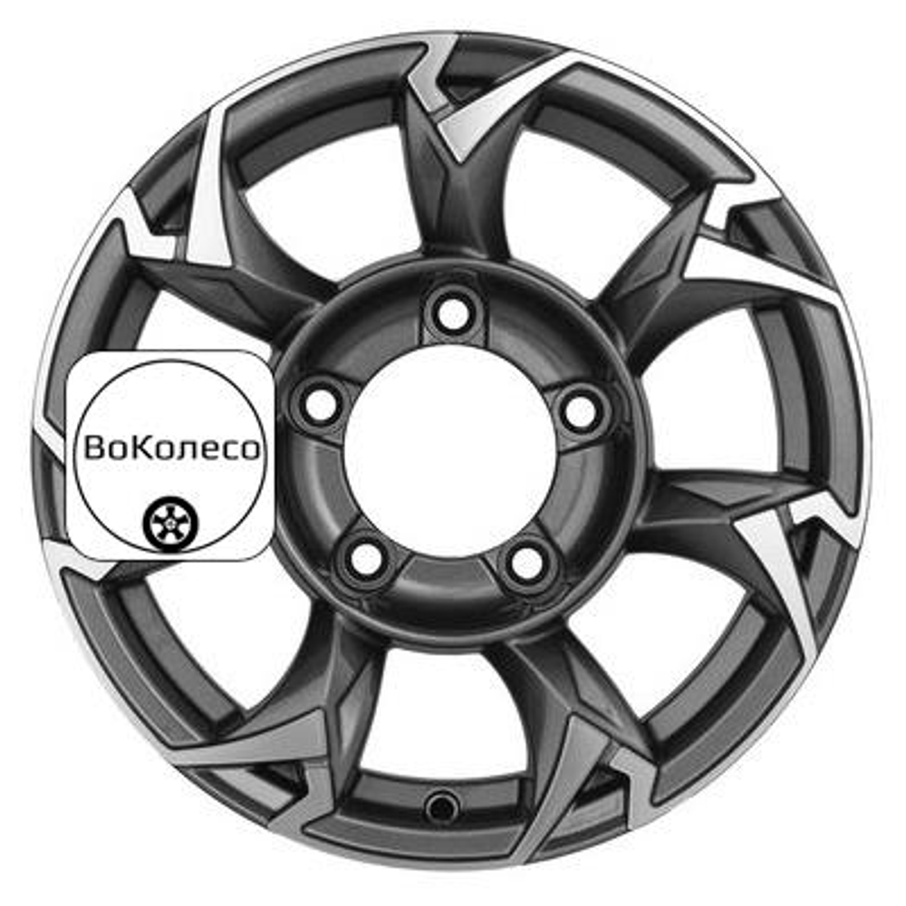 5,5x15/5x139,7 ET5 D108,1 KHW1505 (Jimny) Gray-FP Khomen Wheels