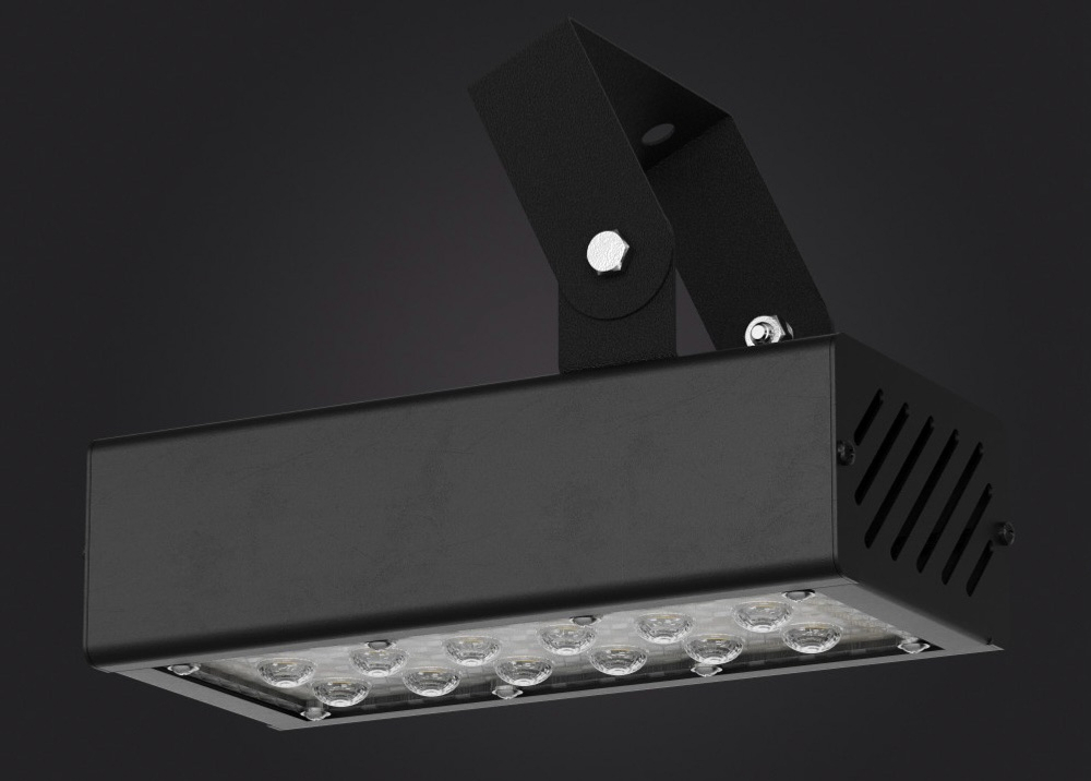 Светильник LED 25Вт 5000К 4050Лм IP67 Awax II U1 Lens D30 198х94х100мм DARKLUM