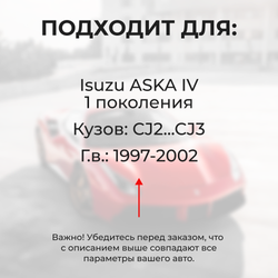 Ремкомплект ограничителей дверей Isuzu ASKA (IV) CJ2...CJ3 (4 двери, тип 3) 1997-2002