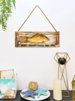 Декор на стену "Зеркальный карп" 50*17 см