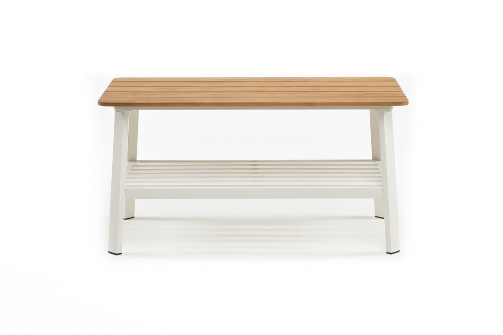 Кофейный стол из алюминия CONCORDE белый