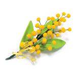 Украшение сахарное БУКЕТ МИМОЗА 15 см. 1 ветка