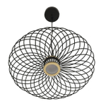 8379/9L LEDIO LN26 299 черный, металл/акрил Подвес LED 9W 3000K 220V CAMOMILE