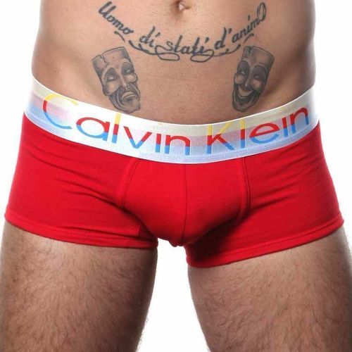 Мужские трусы боксеры Calvin Klein Steel Multicolor Red