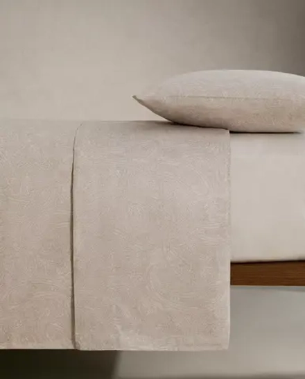 ZARA HOME ПОДОДЕЯЛЬНИК ИЗ САТИНА С УЗОРОМ ПЕЙСЛИ, СЕРЫЙ