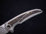 Складной нож ESPADA Tamx Satin CrystalTi Gold Carbon