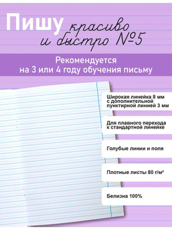 Набор тетрадей "Пишу красиво и быстро!", 24 л, 10 шт