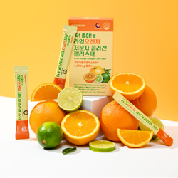 Mippeum Dak Joa Lime Orange Collagen Jelly Stick 15шт