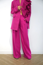 Брюки "Попа сердечком" в фуксии