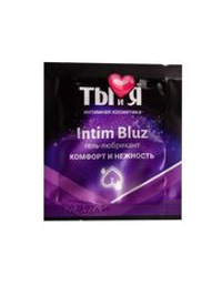 Гель-лубрикант Intim bluz в одноразовой упаковке - 4 гр.
