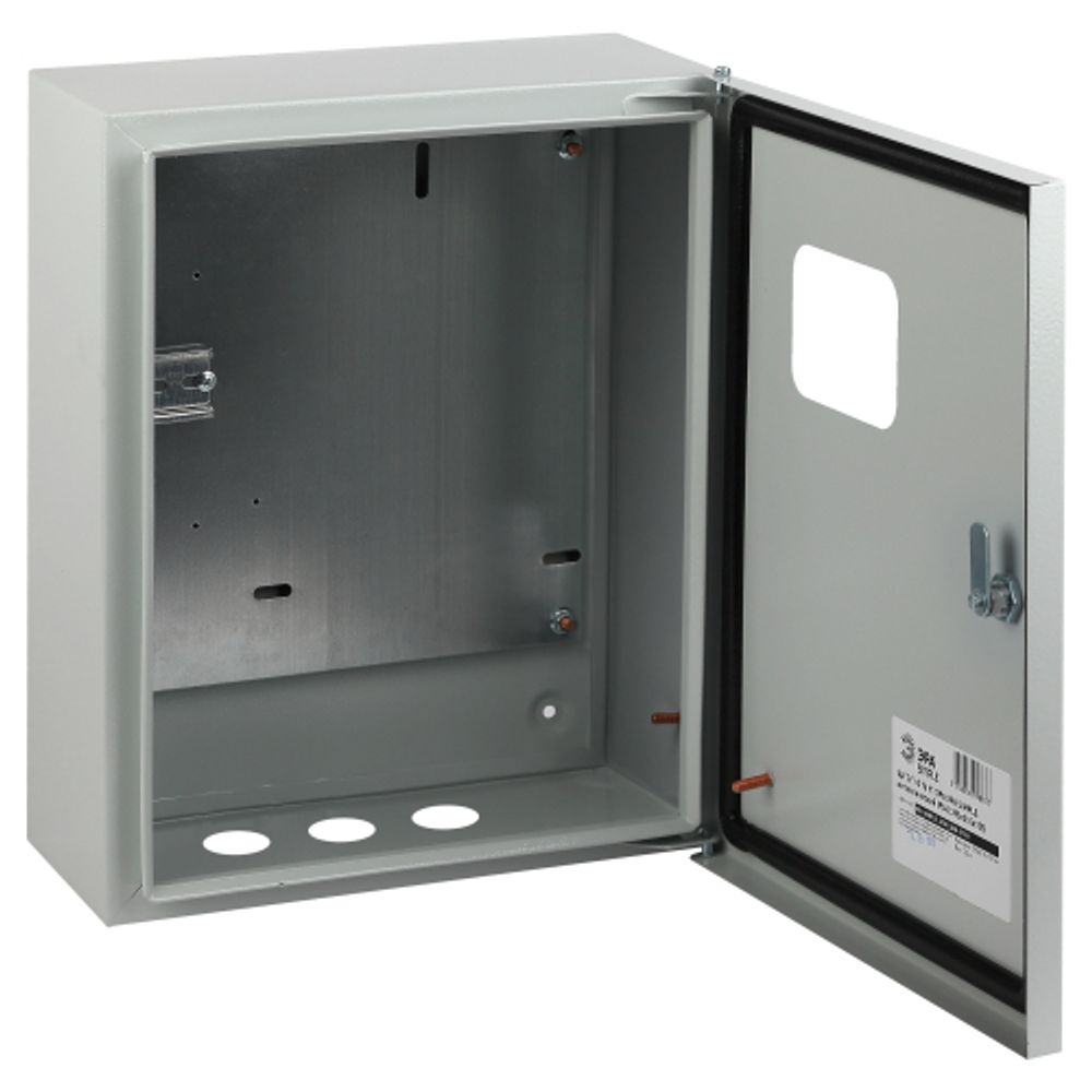 Корпус металлический навесной ЭРА SIMPLE ЩУ-3-1-0 (395x310x155) IP54 У2 серый | Корпуса металлические учетно-распределительные