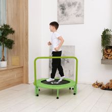 Батут с поручнем DFC JUMPFIT 36&#39;&#39; зеленый