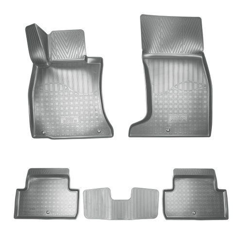 Ковры в салон Norplast/Unidec для Genesis G70 (2017-), Серый, полный привод, арт.NPA11-C305-201-G